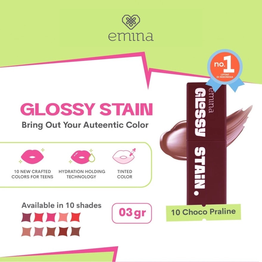 Glossy Stain 10 Choco Praline 3g