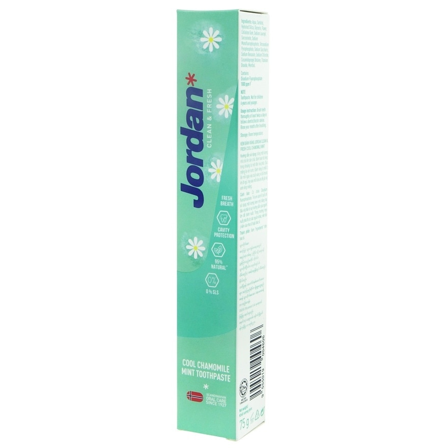 Clean & Fresh Adult Toothpaste Cool Chamomile Mint 75g