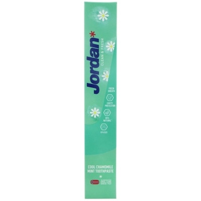 JORDAN Clean & Fresh Adult Toothpaste Cool Chamomile Mint 75g