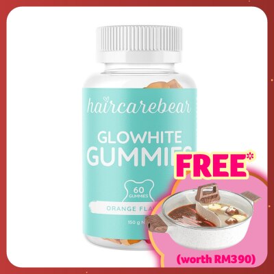 HAIR CARE BEAR Glowhite Gummies 60s (Orange Flavour)