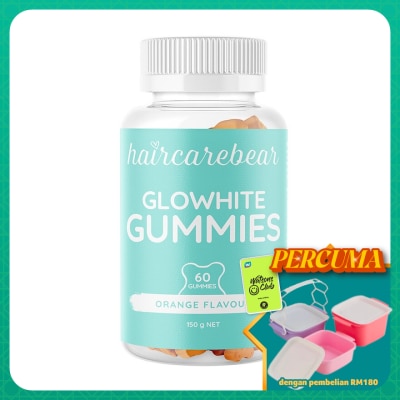 HAIR CARE BEAR - Glowhite Gummies 60s (Orange Flavour)