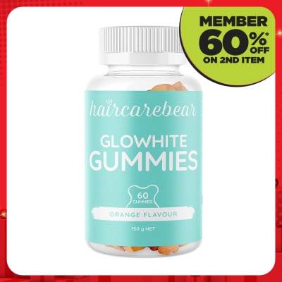 HAIR CARE BEAR Glowhite Gummies 60s (Orange Flavour)