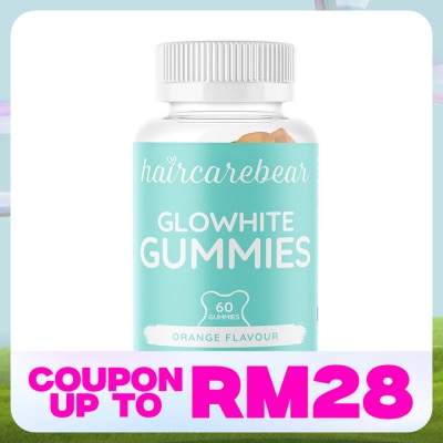 HAIR CARE BEAR Glowhite Gummies 60s (Orange Flavour)