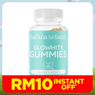 HAIR CARE BEAR Glowhite Gummies 60s (Orange Flavour)