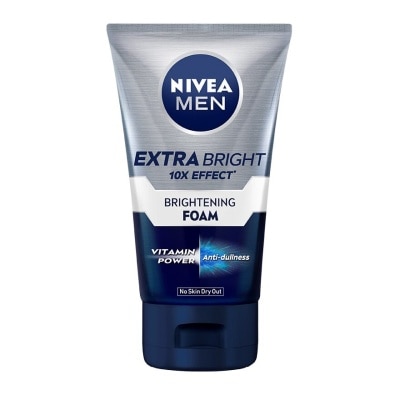 NIVEA FOR MEN Extra Bright Foam 100G Twin Pack