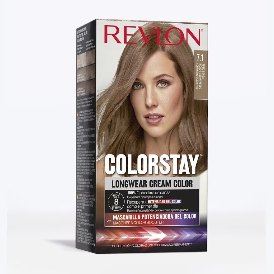 Colorstay Longwear Cream Colour 7.1 Medium Cool Blonde 1s