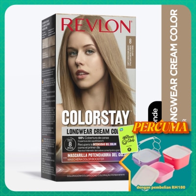 REVLON - Colorstay Longwear Cream Color 8 Light Natural Blonde 1s