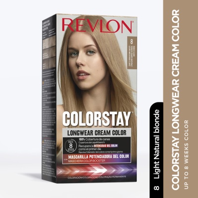 REVLON - Colorstay Longwear Cream Color 8 Light Natural Blonde 1s