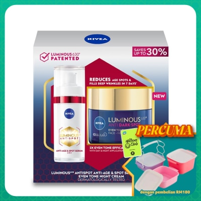NIVEA LUMINOUS 630 - AntiSpot Anti-Age & Spot Night Regimen Set