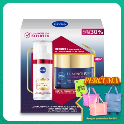 NIVEA LUMINOUS 630 AntiSpot Anti-Age & Spot Night Regimen Set
