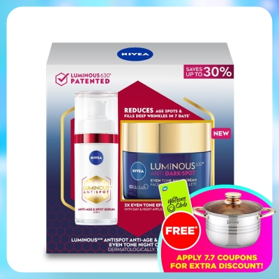 NIVEA LUMINOUS 630 - AntiSpot Anti-Age & Spot Night Regimen Set