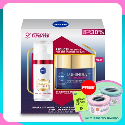 NIVEA LUMINOUS 630 AntiSpot Anti-Age & Spot Night Regimen Set