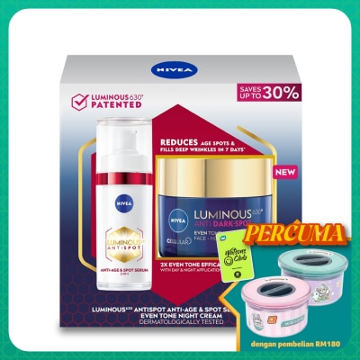 NIVEA LUMINOUS 630 AntiSpot Anti-Age & Spot Night Regimen Set