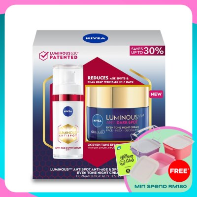 NIVEA LUMINOUS 630 AntiSpot Anti-Age & Spot Night Regimen Set