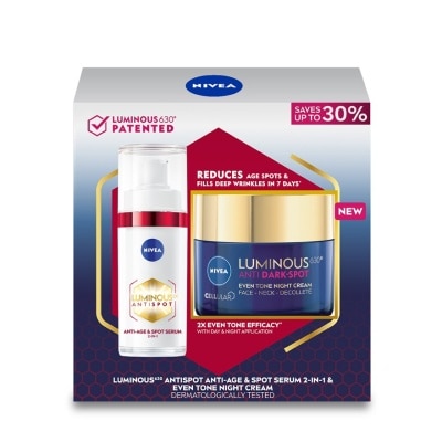 NIVEA LUMINOUS 630 AntiSpot Anti-Age & Spot Night Regimen Set