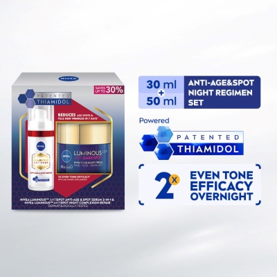 NIVEA LUMINOUS 630 - AntiSpot Anti-Age & Spot Night Regimen Set