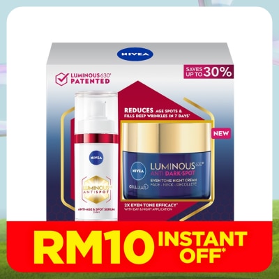 NIVEA LUMINOUS 630 AntiSpot Anti-Age & Spot Night Regimen Set