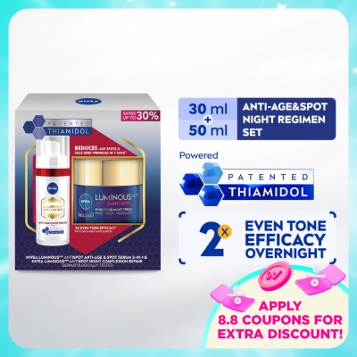 NIVEA LUMINOUS 630 - AntiSpot Anti-Age & Spot Night Regimen Set