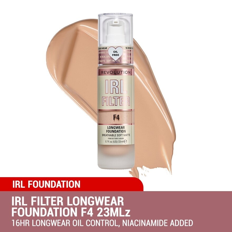 IRL Filter Longwear Foundation F4 23ml