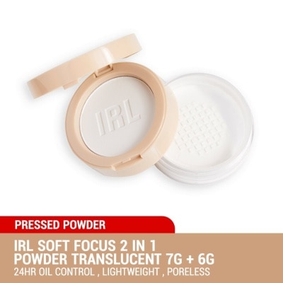 REVOLUTION IRL Soft Focus 2 in 1 powder Translucent 7g+6g