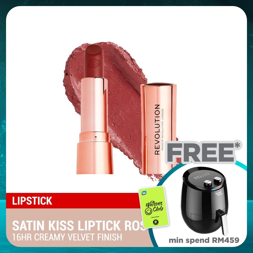 REVOLUTION SATIN KISS LIPSTICK