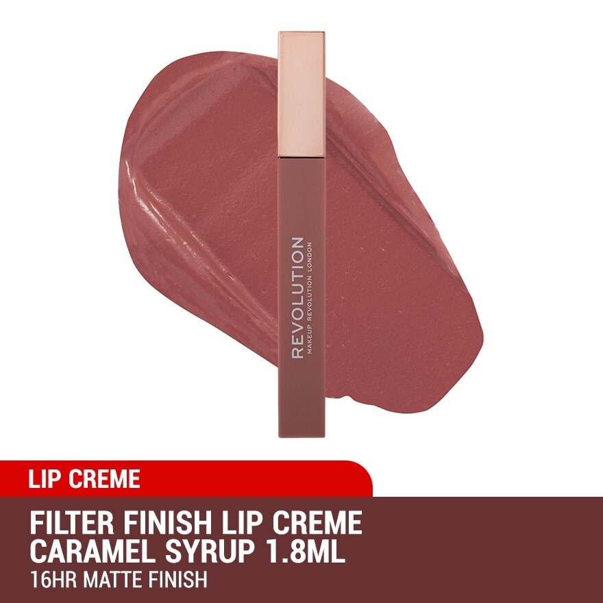 Filter Finish Lip Crème Caramel Syrup 1.8ml