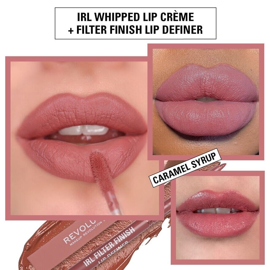 Filter Finish Lip Crème Caramel Syrup 1.8ml