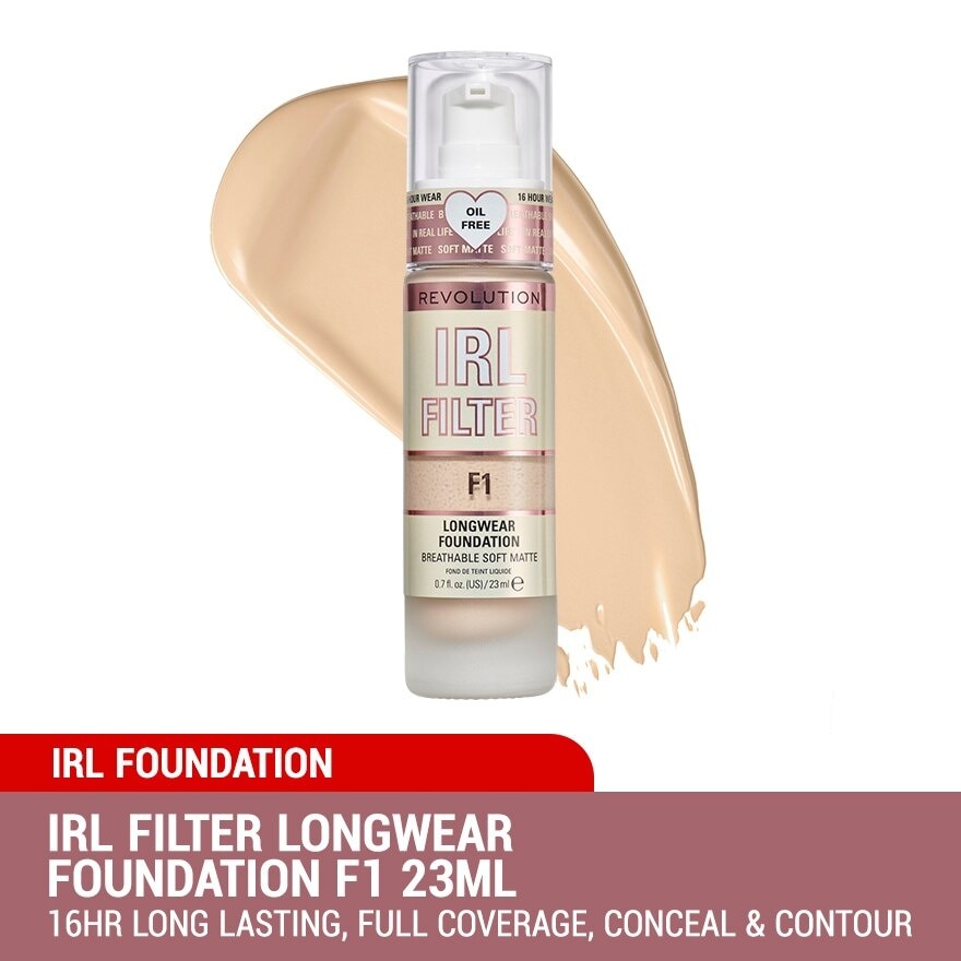 IRL Filter Longwear Foundation F1 23ml