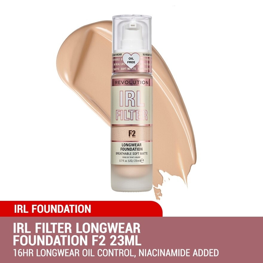 IRL Filter Longwear Foundation F2  23ml