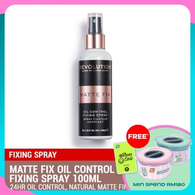REVOLUTION Matte Fix Oil Control Fixing Spray 100ml