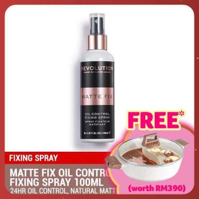 REVOLUTION Matte Fix Oil Control Fixing Spray 100ml