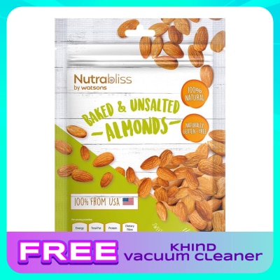 NUTRABLISS BY WATSONS Nutrabliss By Watsons Baked & Unsalted Almonds 180g