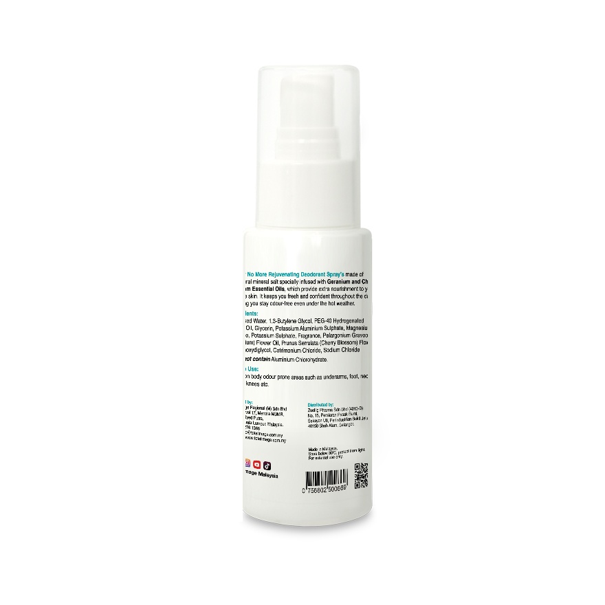 Smelly No More Rejuvenating Deo Spray 75ml image