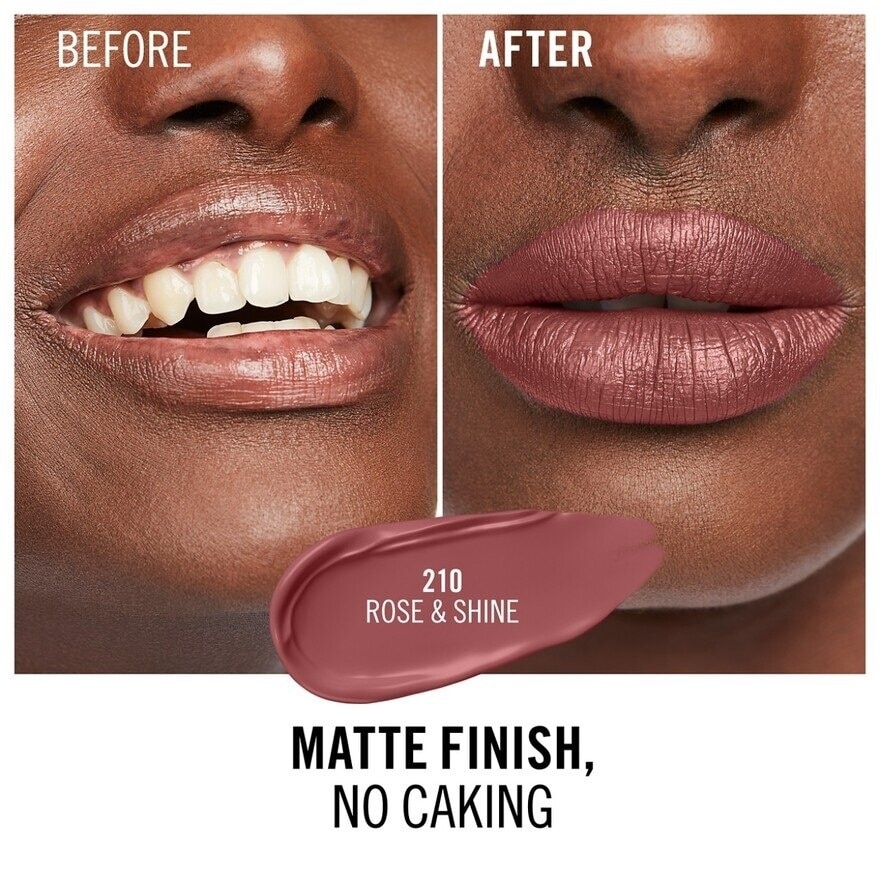 Lasting Mega Matte Liq Lip 210 Rose & Shine