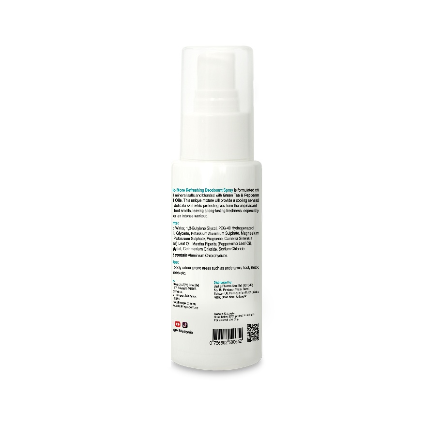 Smelly No More Refreshing Deo Spray 75ml image