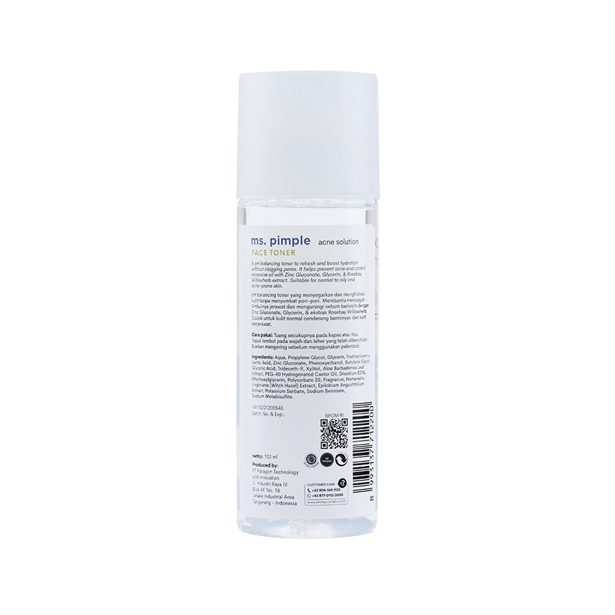 Ms. Pimple Acne Solution Face Toner 100ml