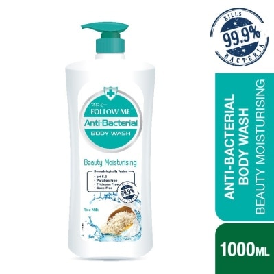 FOLLOW ME Anti Bacterial Body Wash-Beauty Moisturising 1L