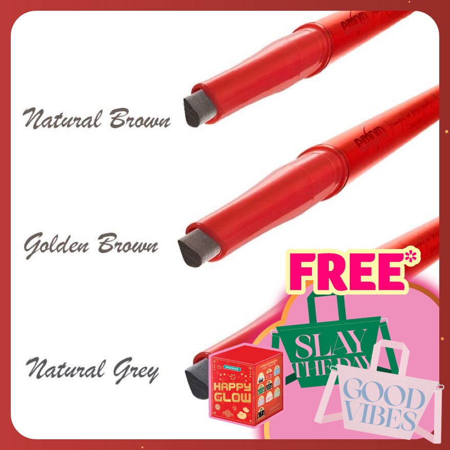 Red Edition Triangular Brow Pencil Natural Brown