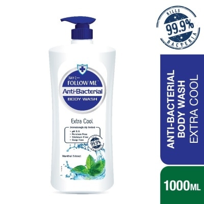 FOLLOW ME Anti Bacterial Body Wash-Extra Cool 1L