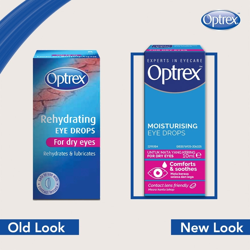 OPTREX MOISTURIZING EYE DROPS 10ML