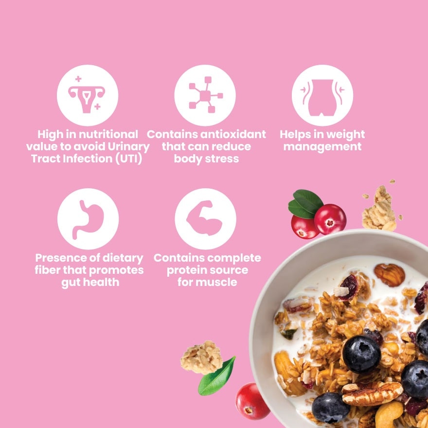 Hearty Quinoa Cranberry Granolove 300g