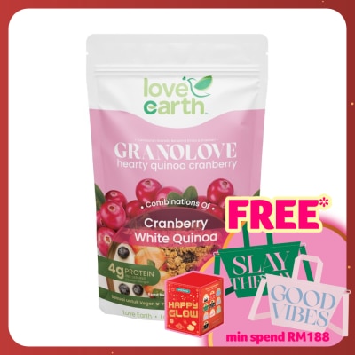 LOVE EARTH Hearty Quinoa Cranberry Granolove 300g