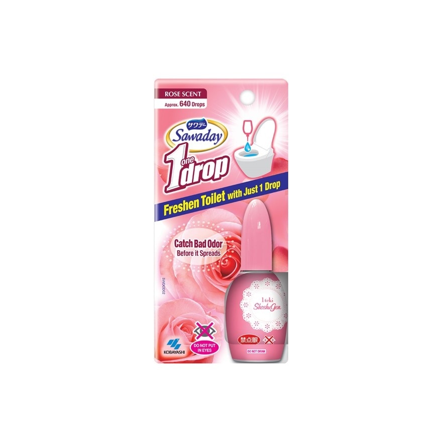 One Drop Toilet Deodorizer Rose 20ml