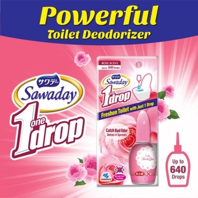 SAWADAY One Drop Toilet Deodorizer Rose 20ml