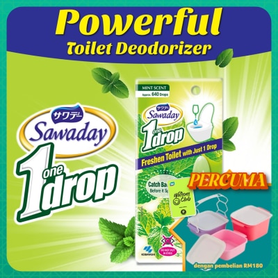SAWADAY - One Drop Toilet Deodorizer Mint 20ml