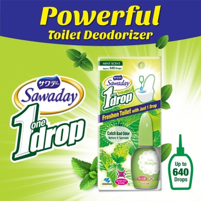 SAWADAY - One Drop Toilet Deodorizer Mint 20ml
