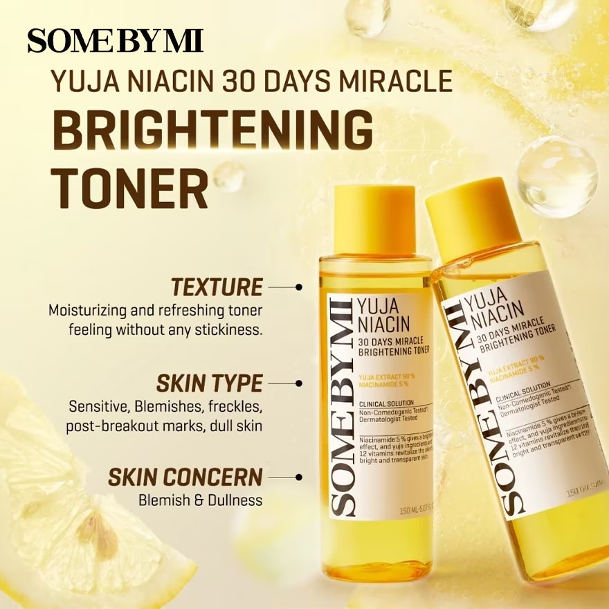 Yuja Niacin 30 Days Miracle Brightening Toner 150ml