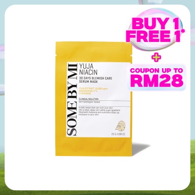 SOME BY MI Yuja Niacin 30 days Blemish Care Serum Sheet Mask 1s