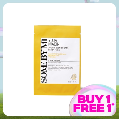 SOME BY MI Yuja Niacin 30 days Blemish Care Serum Sheet Mask 1s