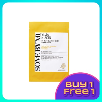 SOME BY MI Yuja Niacin 30 days Blemish Care Serum Sheet Mask 1s